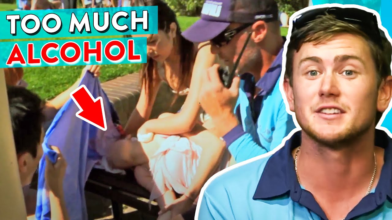 Two Drunk Girls Pass Out Simultaneously at Bondi Beach
