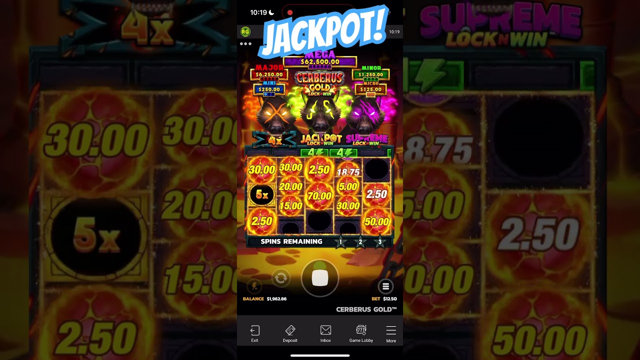 Cerberus Gold #jackpot #borgata #onlineslots