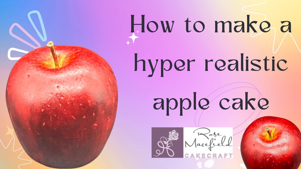 Apple hyper realistic cake - speedy version