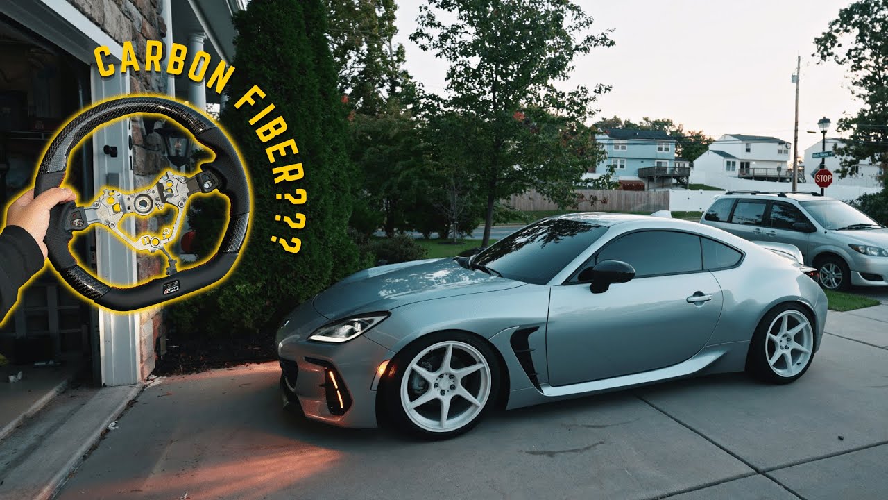 Back to Modding the 2022 BRZ! (Carbon Fiber Steering Wheel, Hood Props, & MORE!)