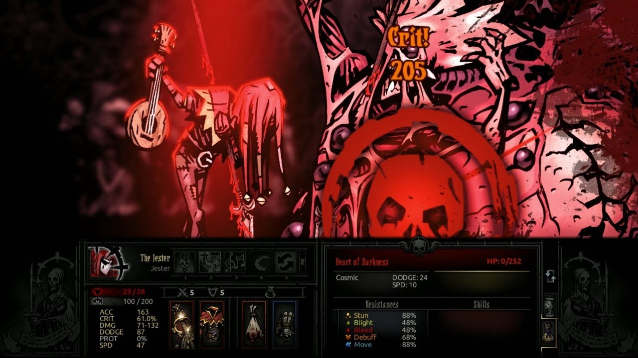 Darkest Dungeon - Final Boss (Ancestor/Gestating Heart/Heart of Darkness) No Deaths OHKO
