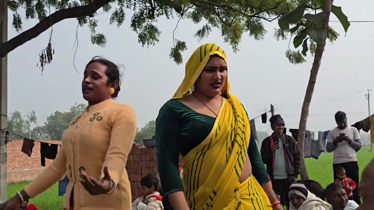भोजपुरी गाना किन्नर ने गाया dance किया