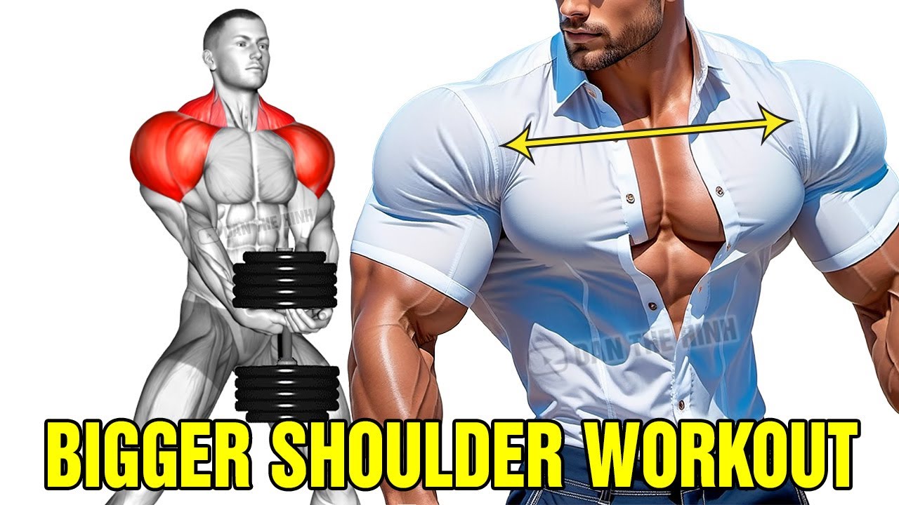 6 Best Exercises for HUGE Shoulders Fast