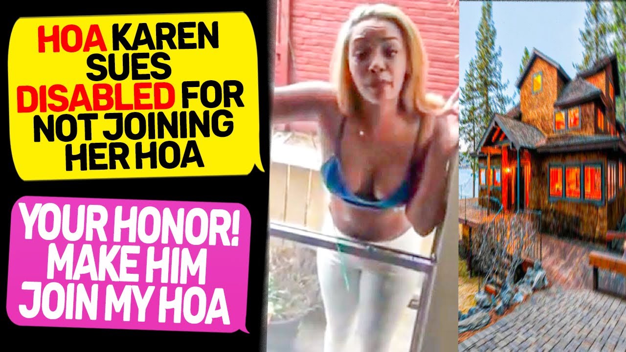 HOA Karen sues Disabled! Your Honor, Now His Land is Part of HOA! I Am the Owner r/EntitledPeople