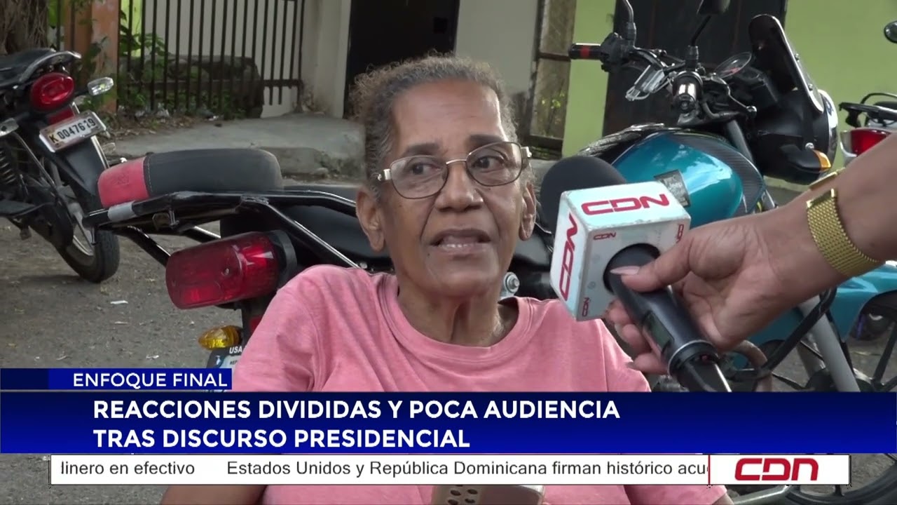 Reacciones divididas y poca audiencia tras discurso presidencial