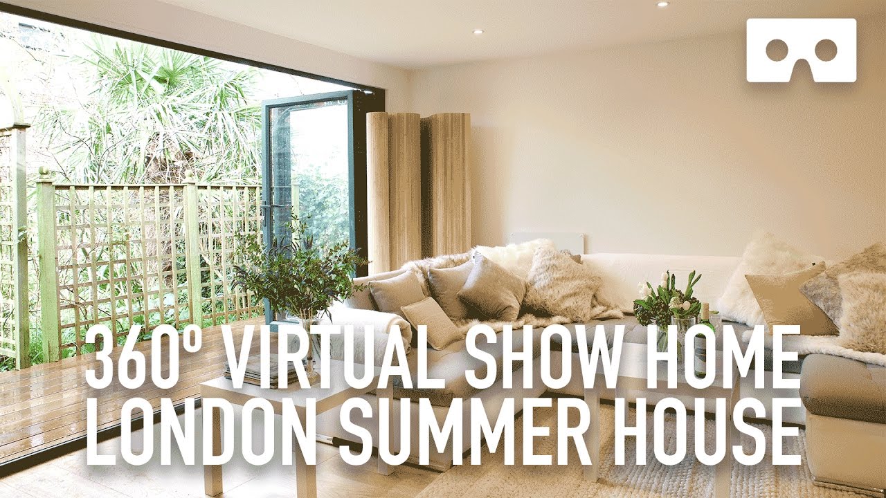 360&ordm; Virtual Reality House Tour - London Summer Home - demo VR 360 video