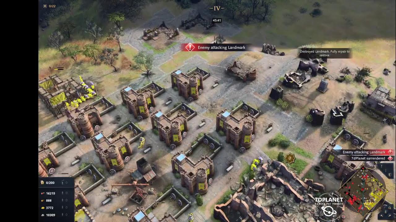 Age Of Empires IV Team Ranked Battle Match