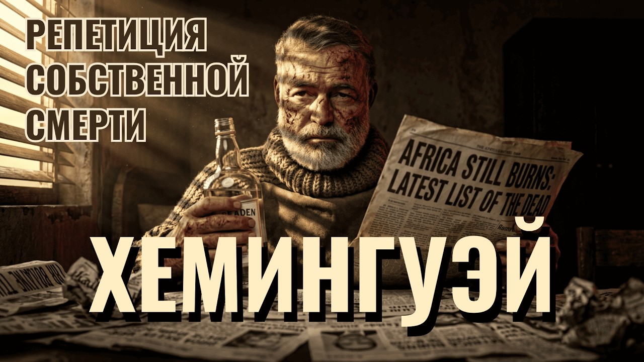 ХЕМИНГУЭЙ: Как СТРАХ и ИГРЫ СО СМЕРТЬЮ создали МИФ О «НАСТОЯЩЕМ МУЖЧИНЕ» и убили создателя!