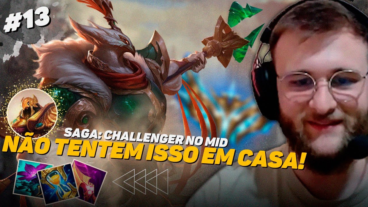 O MELHOR de TODOS com AZIR, o Verdadeiro GOAT! 🏆 - DESAFIO: CHALLENGER NO MID #13 | Ranger 🐐