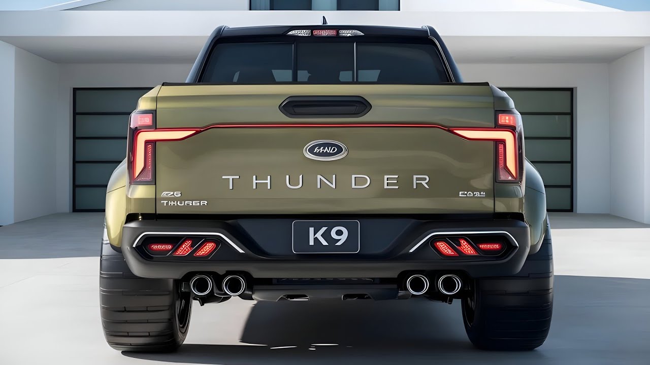 Пикап Hanwha Thunder K9 2026 года – монстр, которого не следует выпускать в гражданское пользование.