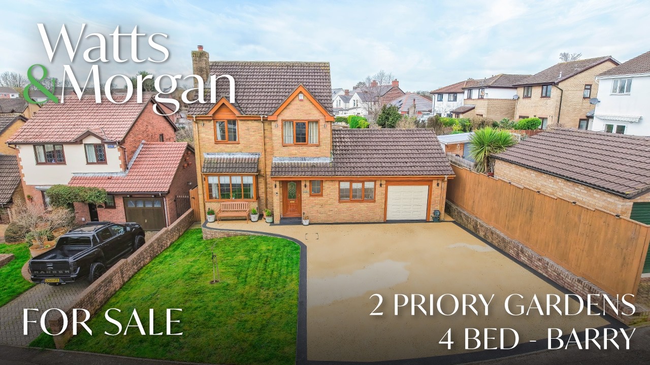 Walk-through property video tour of 2 Priory Gardens - Barry