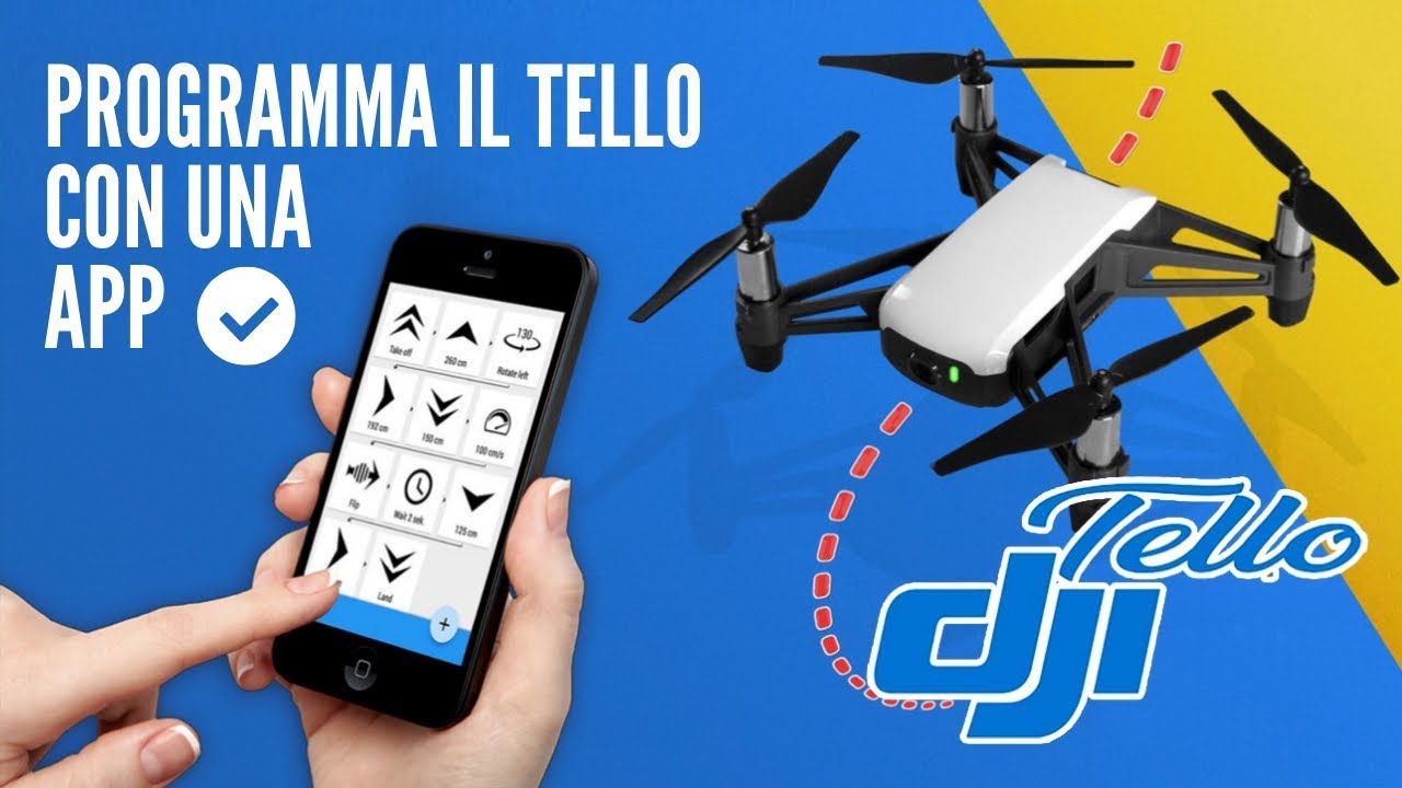 DJI Tello una nuova APP per programmare il volo!