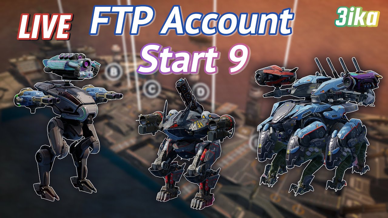 Starting New FTP Account from Zero | FTP Account №9 | GamePlay | War Robots