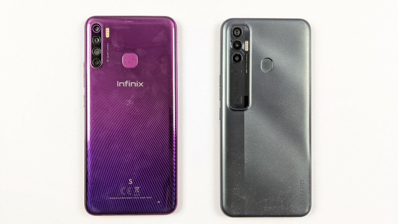 Tecno Spark 7 Pro Vs Infinix S5 Speed Test & Camera Comparison