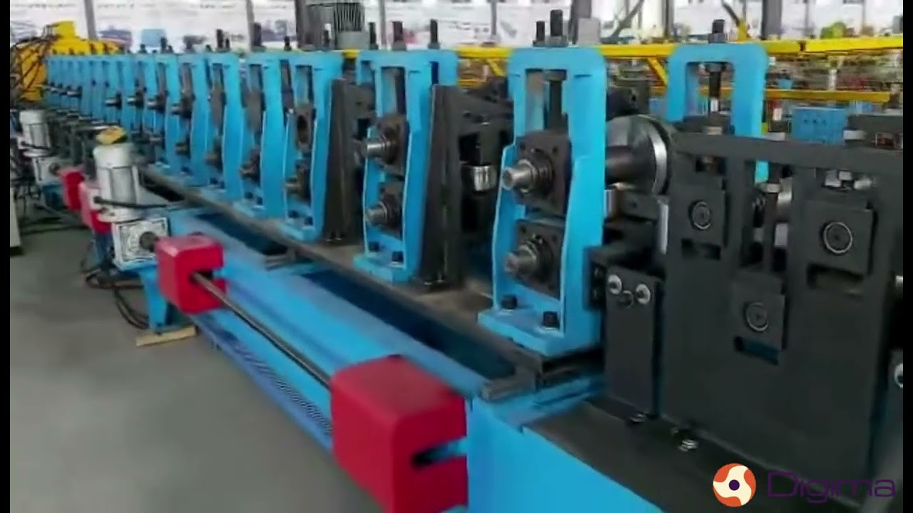 Linia produkcyjna do profili &ndash; Laser światłowodowy Fiber Digima DC - Pokaz działania #fiber #cnc #dc