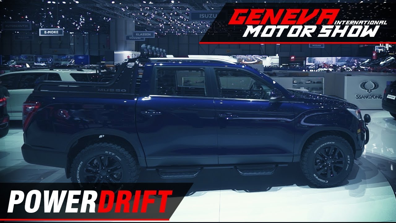 Ssangyong Musso - Rexton based pickup : Geneva Motor Show 2018 : PowerDrift