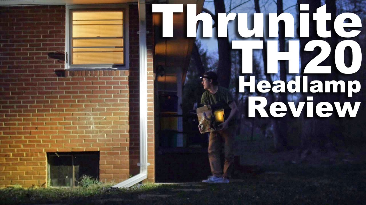 Thrunite TH20 Headlamp Review.  Great budget AA headlamp under $30.