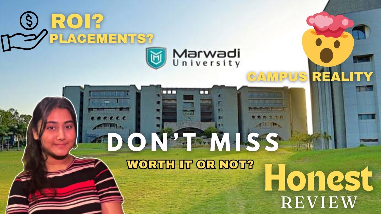 MARWADI UNIVERSITY Honest Review🤯 Campus Reality | Placements | Fees😱| BEST COLLEGE | DONT MISS❌