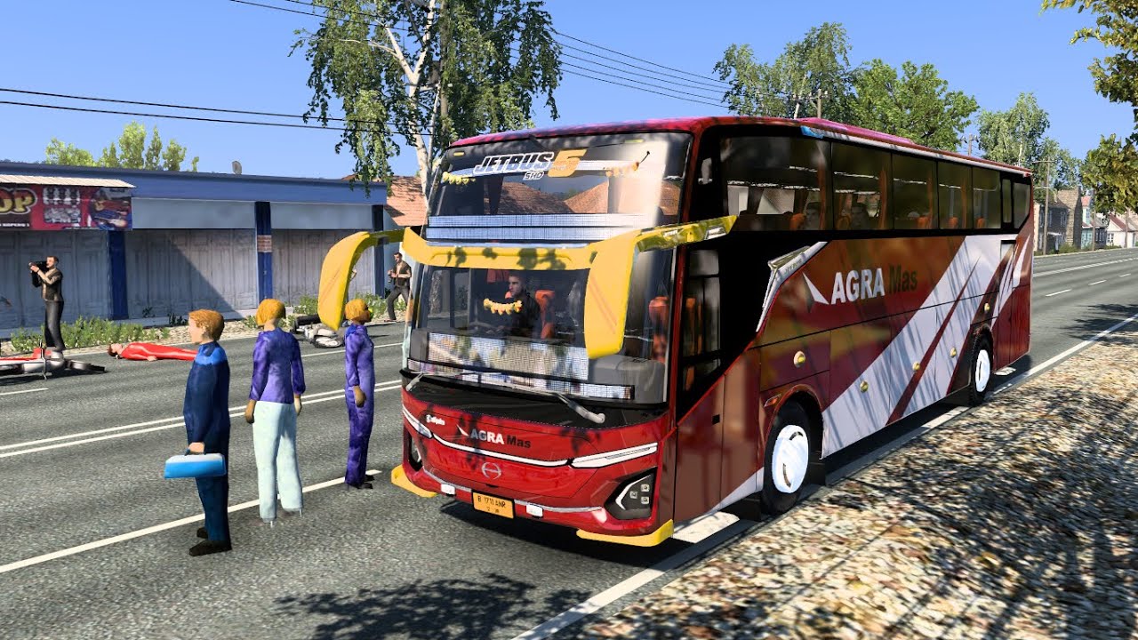 Agra Mas JB5 jurusan Linggapura-pekalongan || ETS 2 Gameplay Indonesia