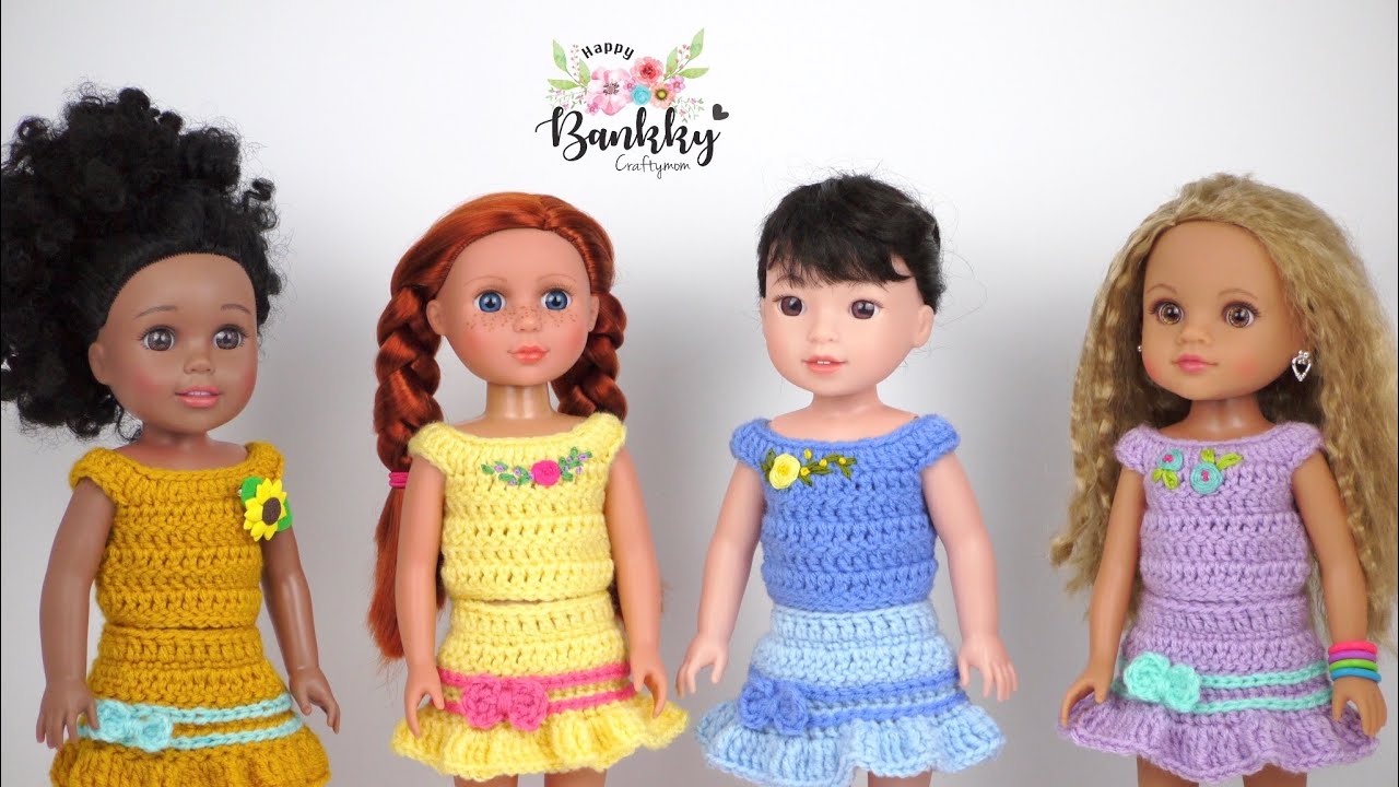 Crochet Basic Top for 14 inch doll | HappyBankyCraftymom