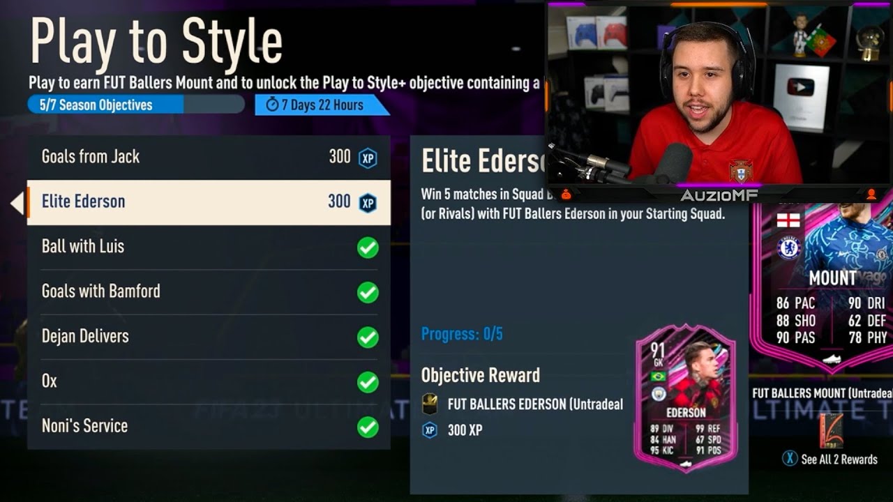 Auzio Reacts to NEW 90 Ederson SBC & Objective