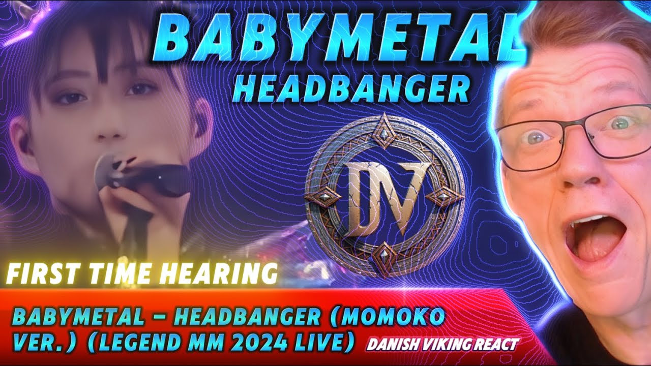 Реакция на хедбенгера Babymetal Момоко из Legend MM 2024 #реакция #babymetal #babymetalreaction