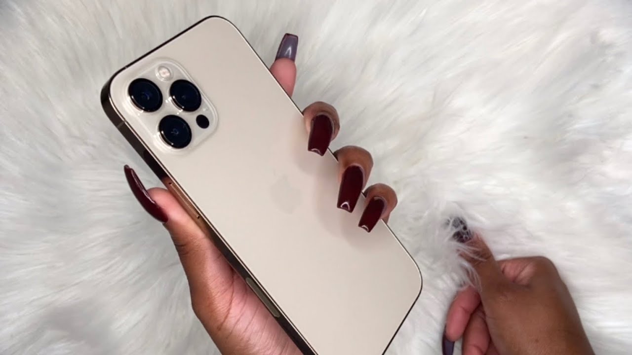 iPhone 12 Pro MAX (512GB Gold) Aesthetic Unboxing, ASMR, + Setup!