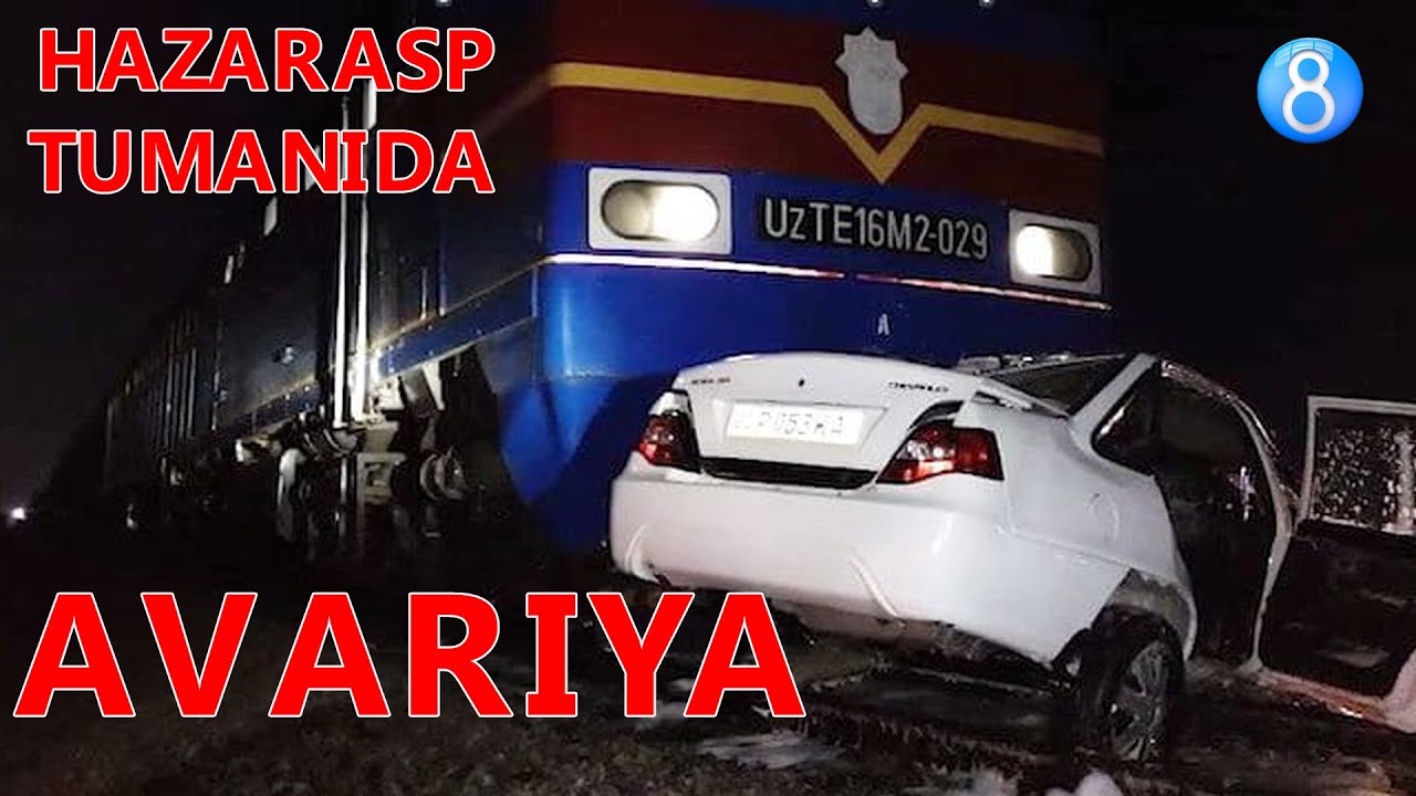 HAZORASP TUMANIDA POYEZD VA LACETTI AVARIYA