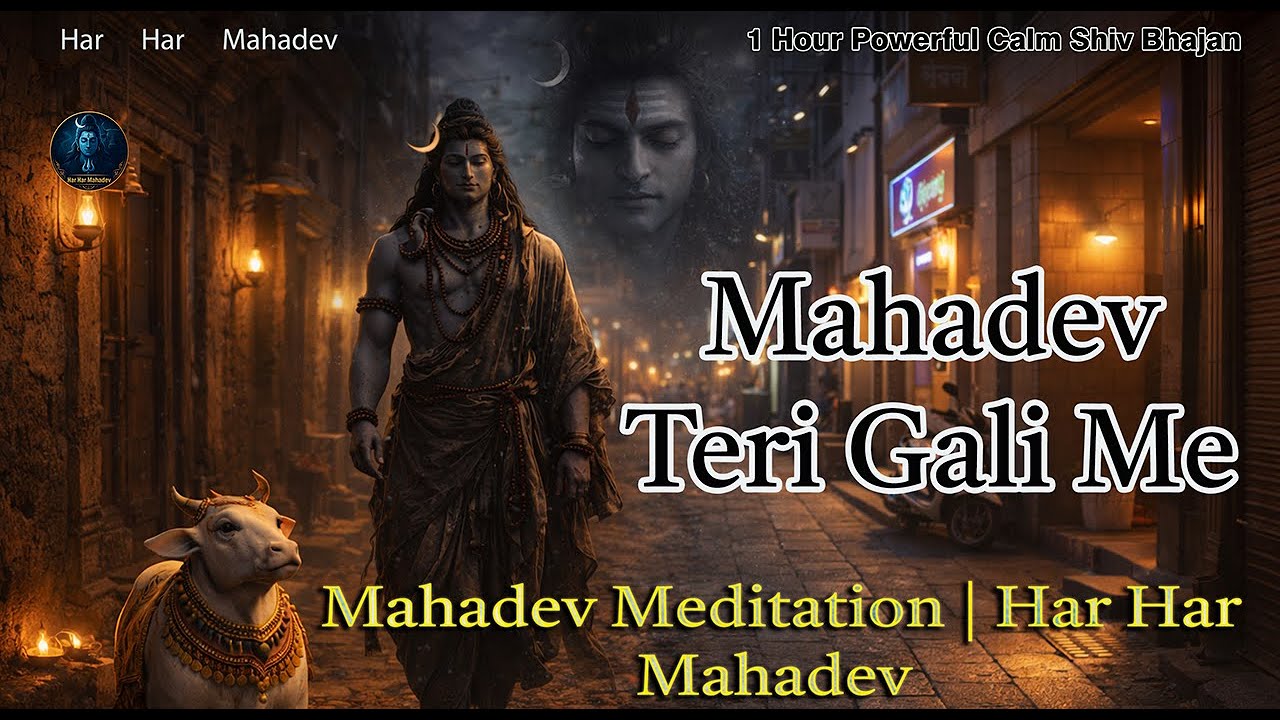 Mahadev Teri Gali Me | 1 Hour Powerful Calm Shiv Bhajan | Mahadev Meditation | Har Har Mahadev