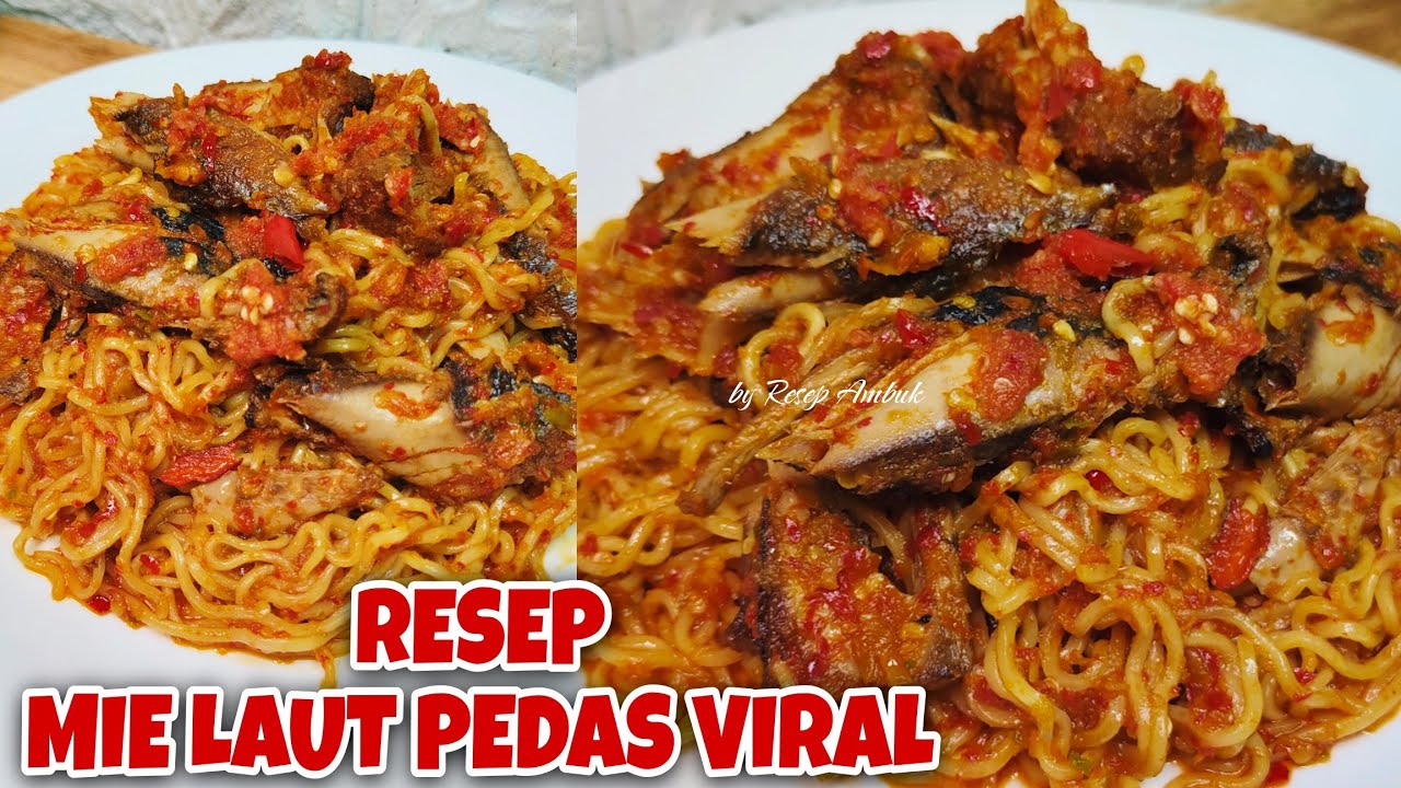 Wajib Coba‼️Resep Mie Laut Pedas Viral Meldi | Olahan Mie Pedas Yang Enak