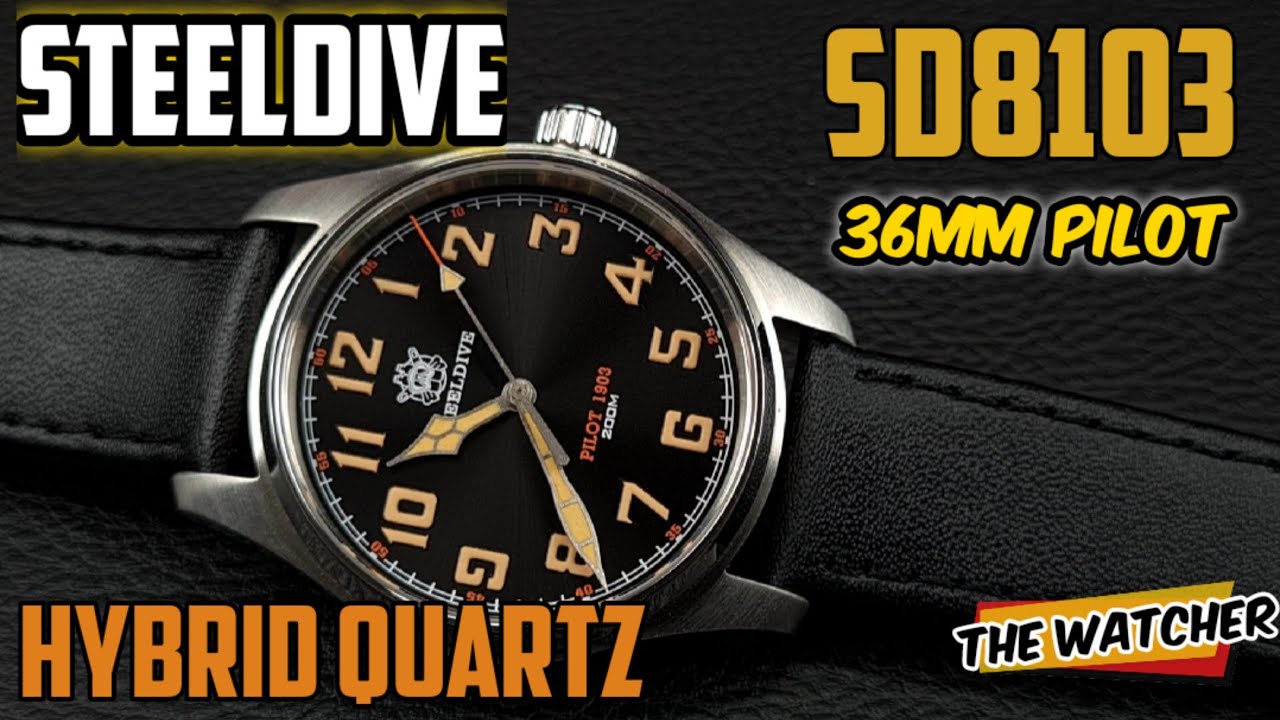 Steeldive SD8103 ⌚ 36mm Hybrid Quartz VH31 | Watch Review | The Watcher