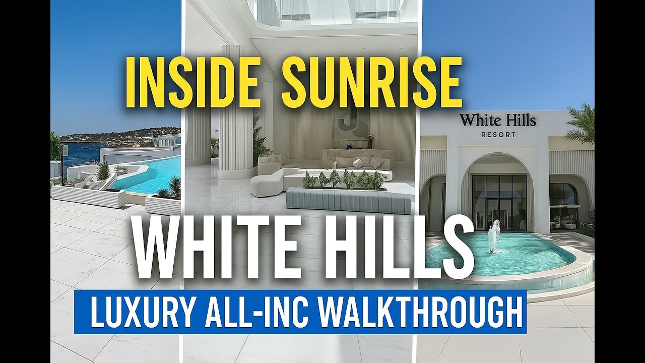 Inside White Hills Sharm El Sheikh | Luxury All-Inclusive Walkthrough + Tal Avenue & Soho Square