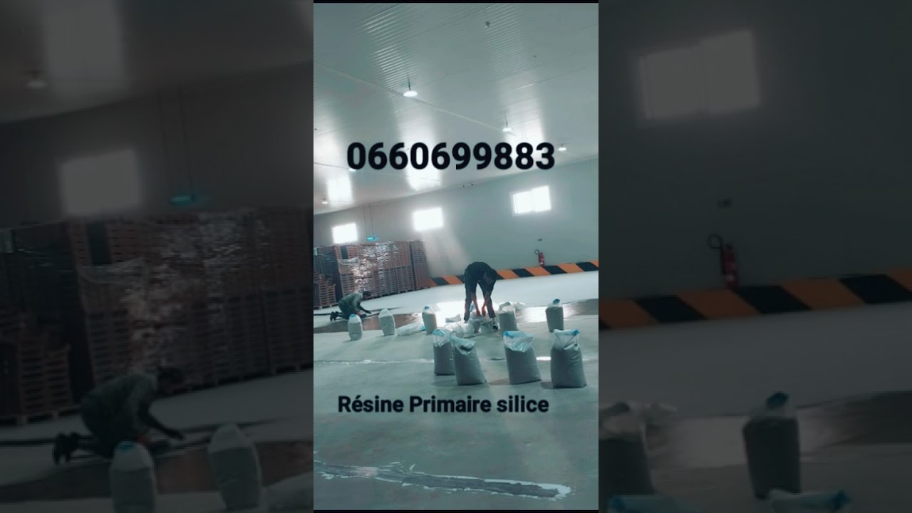 Comment de travaux sols Nettoyage et à base  lndustriel de Primaire silice de peinture epoxy #résine