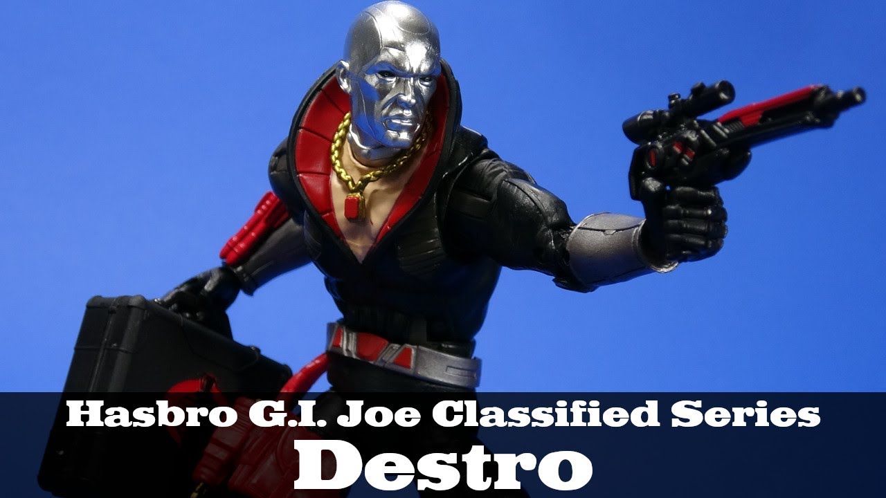 G.I. Joe Destro Hasbro Classified Series Action Figure Review