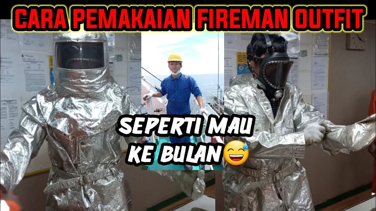 CARA MEMAKAI FIREMAN OUTFIT