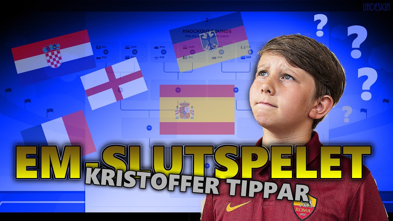 FotbollsSnack! Kristoffer tippar slutspelet f&ouml;r EM!