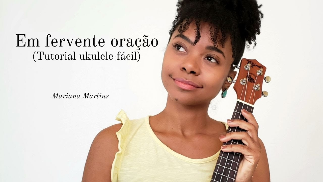 Tutorial ukulele fácil/ Em fervente oração"/ harpa cristã