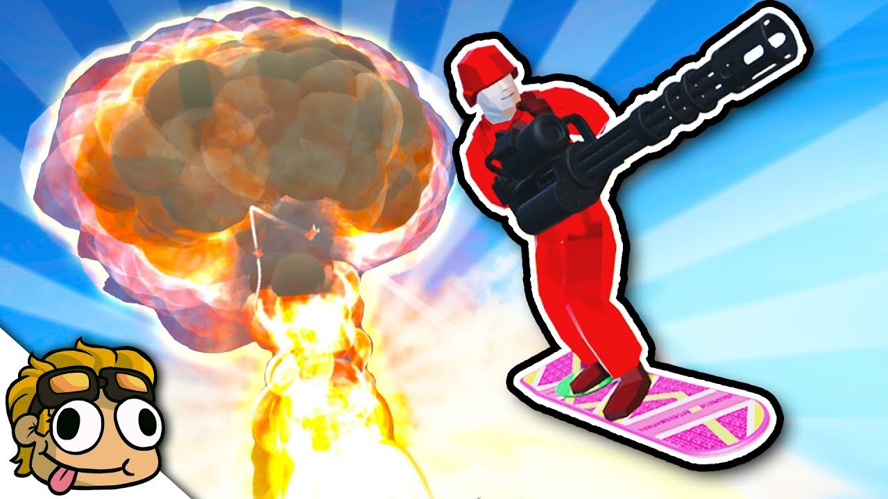 NEW HOVERBOARD, NUKE, and MINIGUN! | Ravenfield Weapon and Vehicle Mod Beta Gameplay