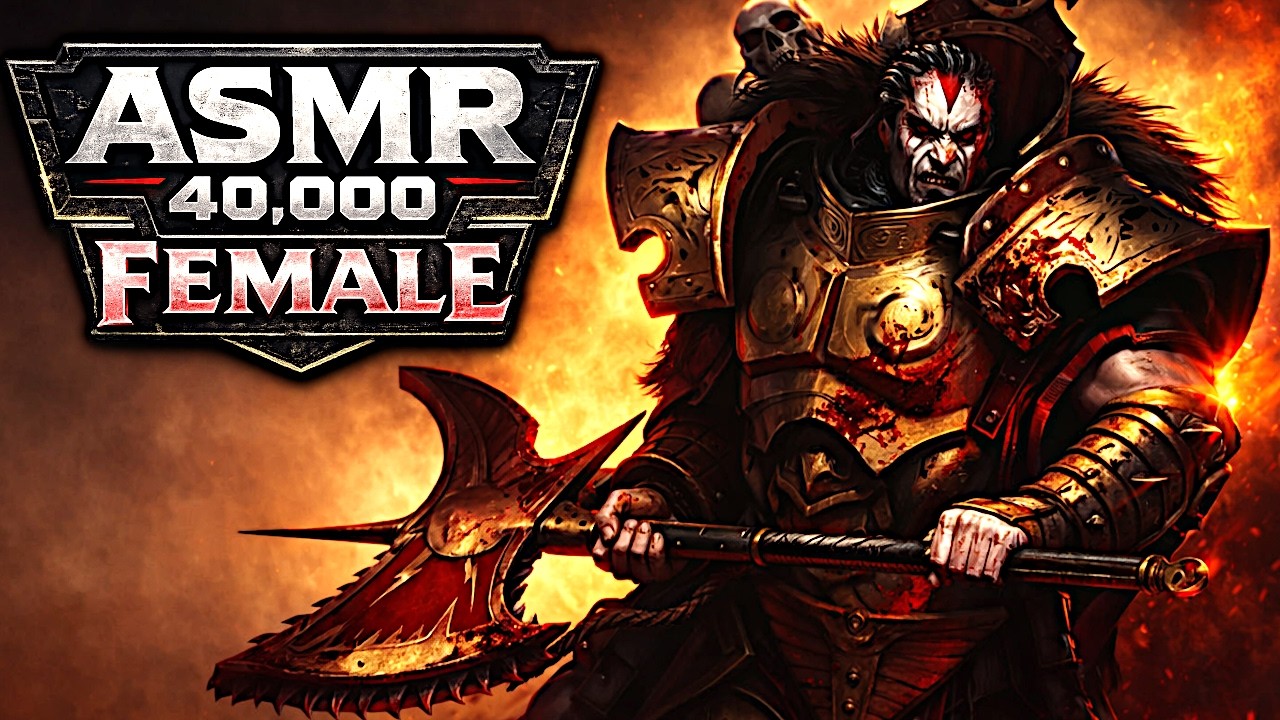 Female Warhammer Lore ASMR | Angron and World Eaters Explained | Whispered 40k To Sleep To