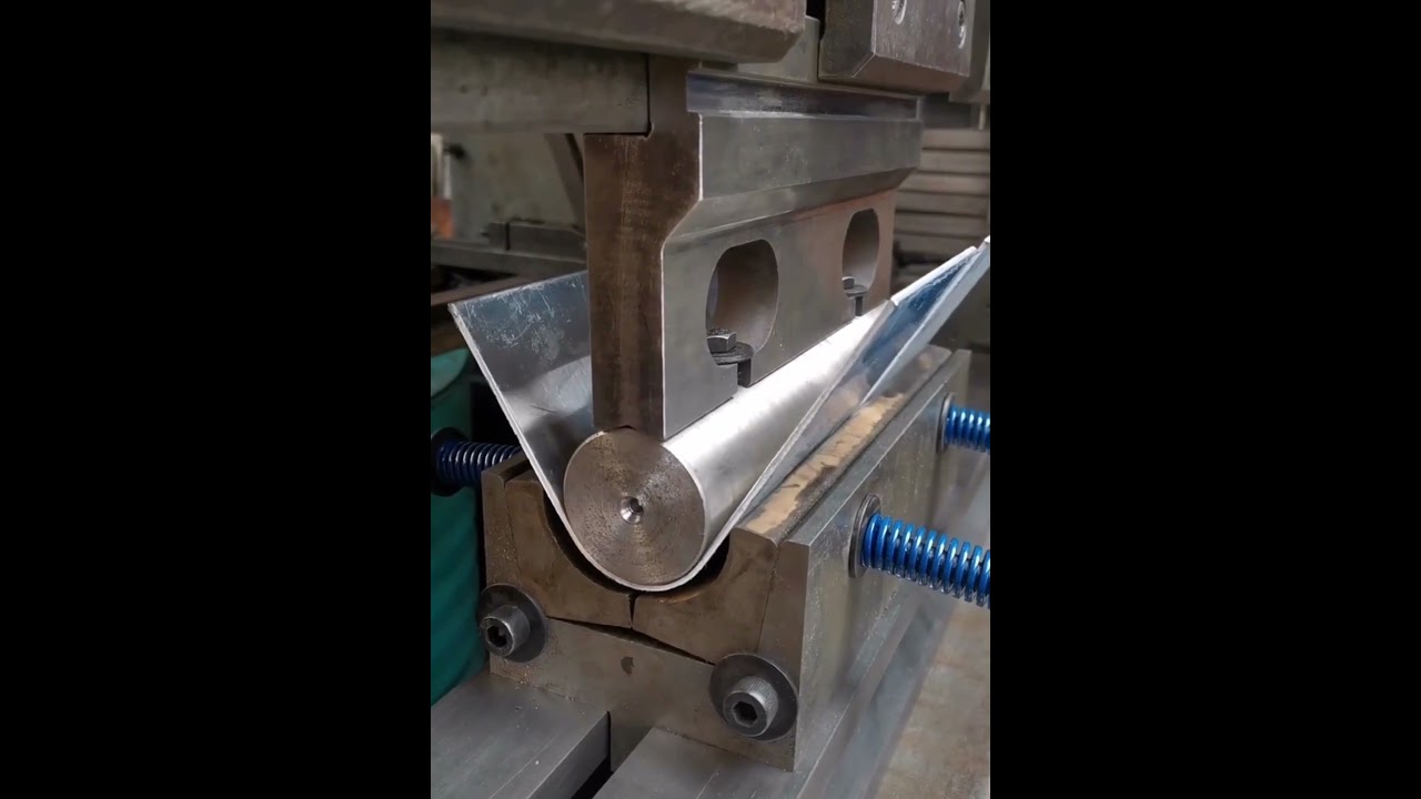 Aluminum plate, U-shaped one time forming. Press brake punch die , bending tooling design customized