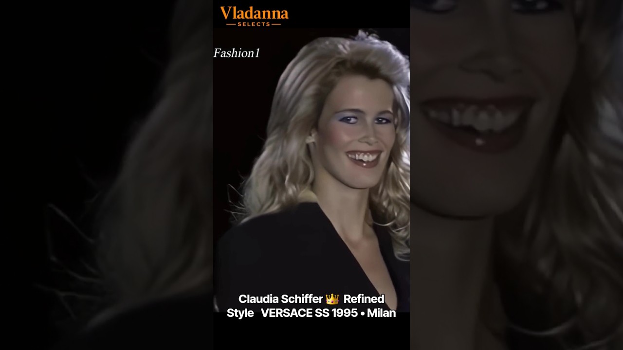 👑 Весна&ndash;Лето 1995 &bull; Клаудия Шиффер &bull; Изысканный Стиль &bull; VERSACE &bull; Архив Моды Милан