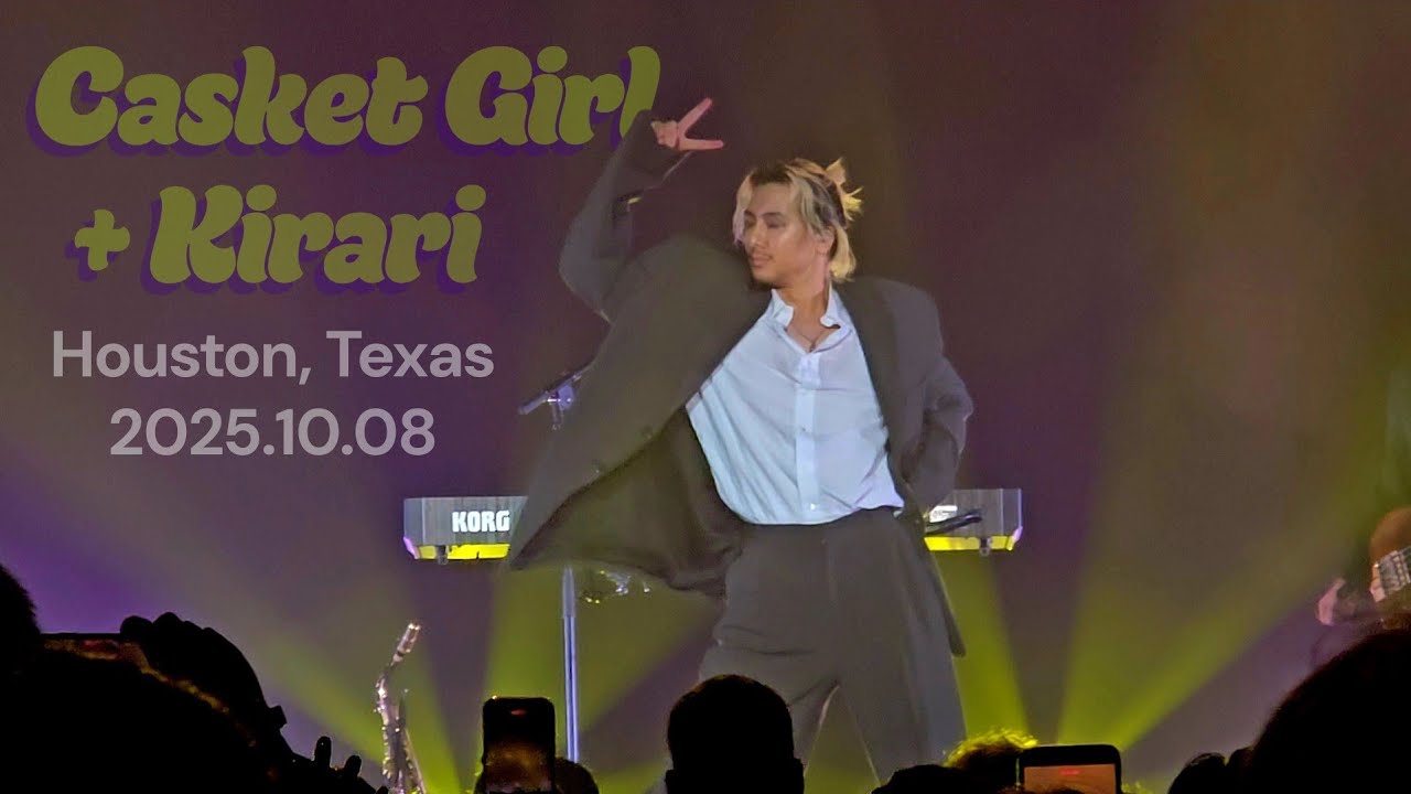 251008 Casket Girl + Kirari (きらり) - Fujii Kaze - North American Tour in Houston [4K FANCAM]