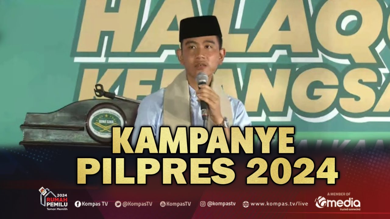 Gibran Hadiri Halaqoh Kebangsaan di Ponpes Ibnu Sina, Jawa Timur I 10 Januari 2024