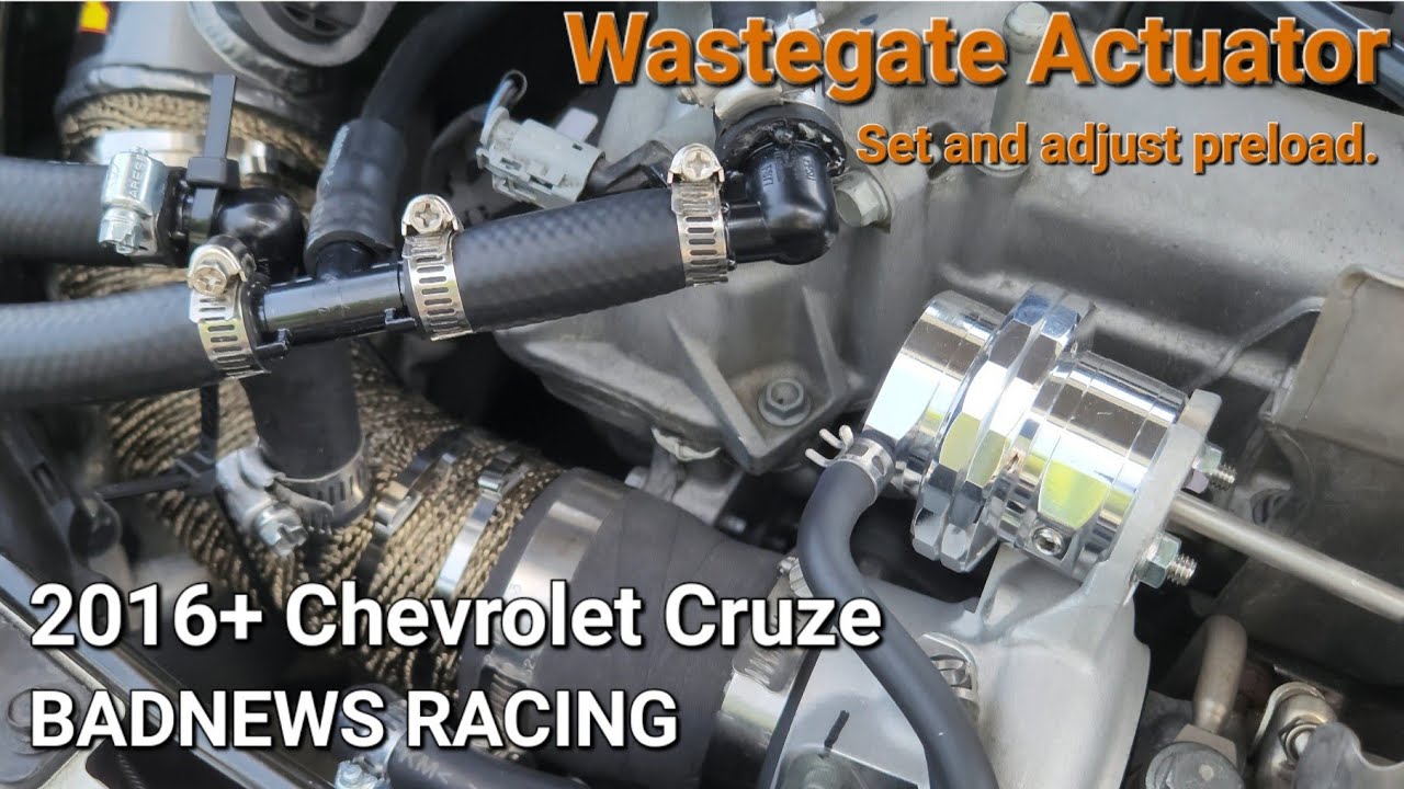 Wastegate Actuator installed 2016+ Chevrolet Cruze 1.4T LE2 #chevycruze