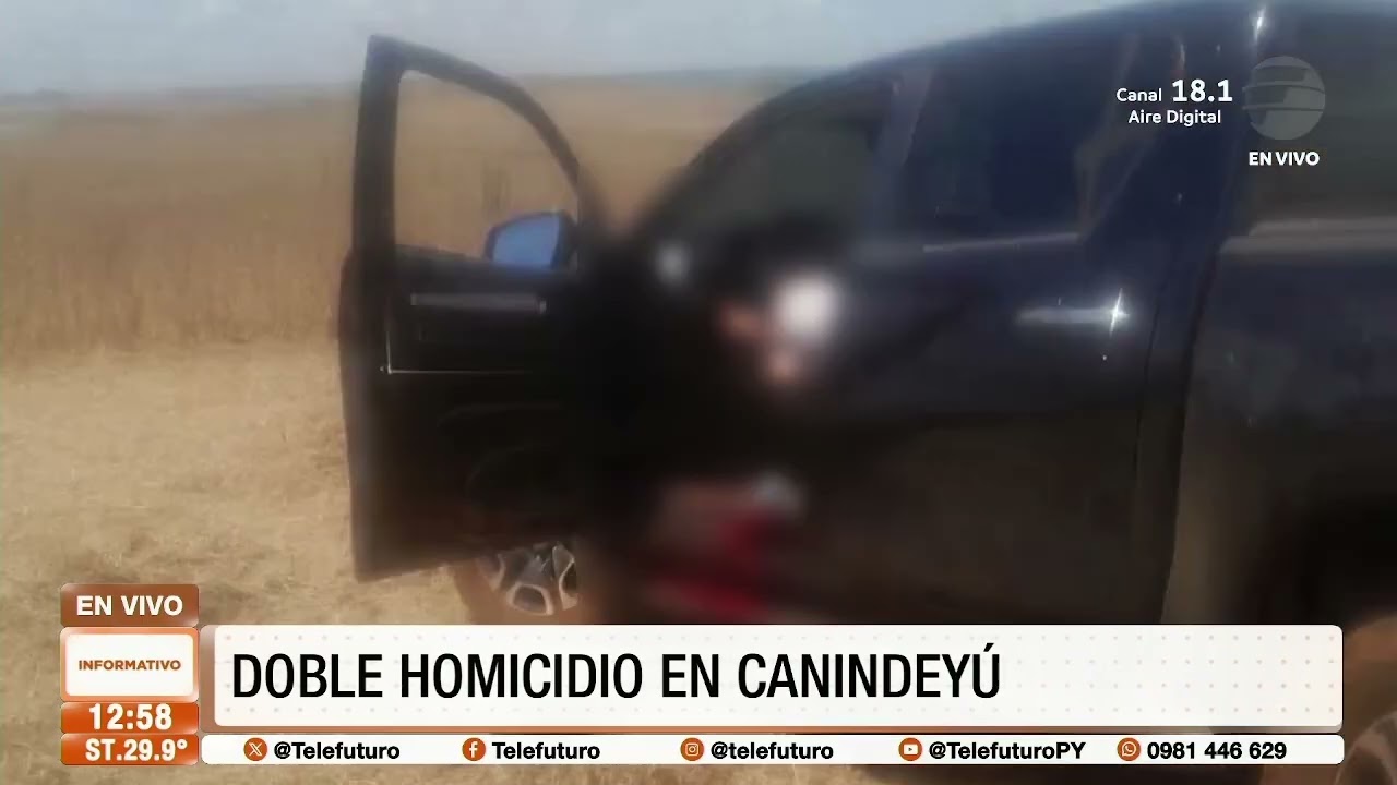 Doble homicidio en Canindey&uacute;