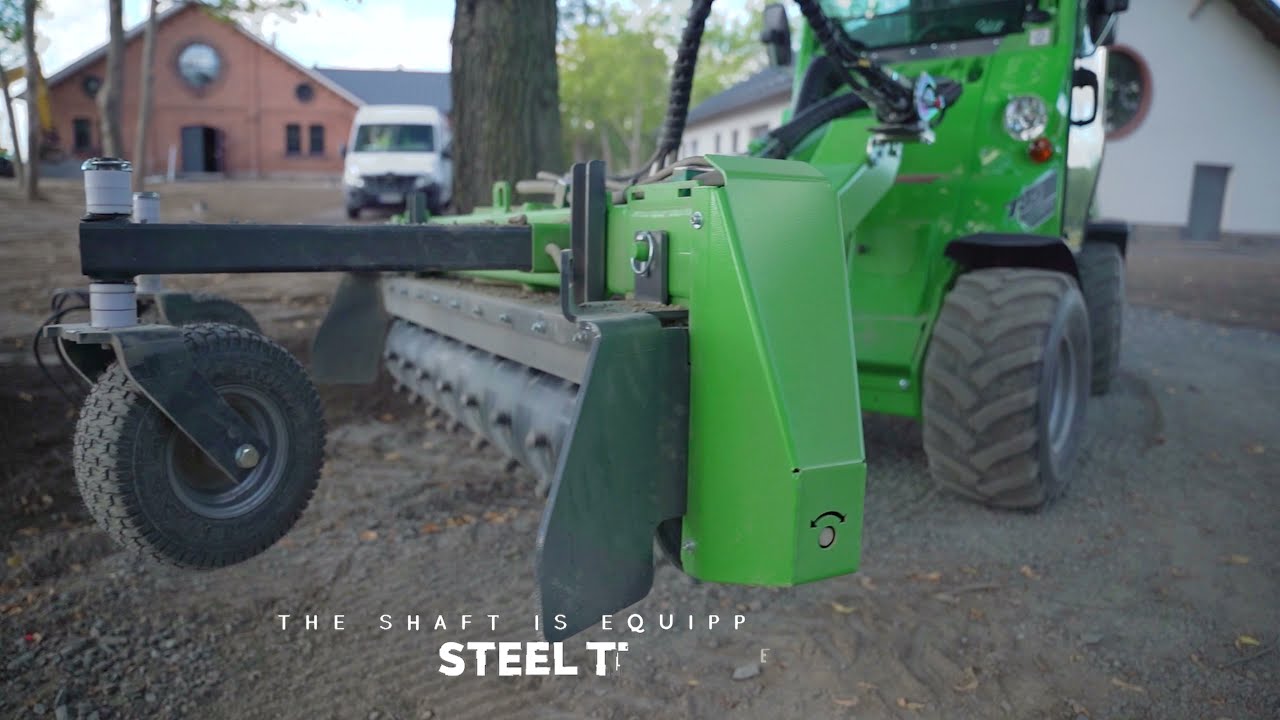 Avant Power rake attachment for Avant Articulated Mini Loader