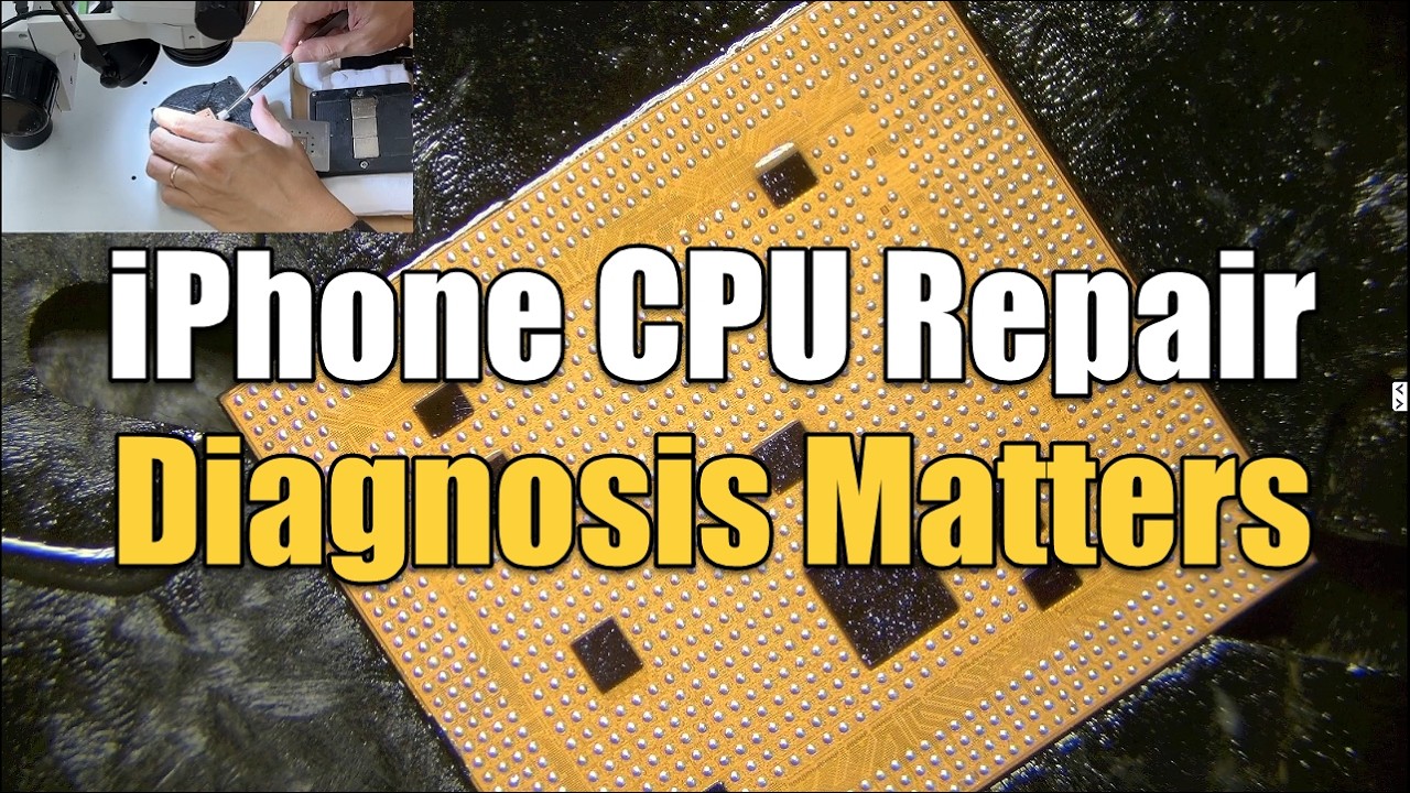 iPhone CPU Repair – Why Diagnosis Matters 【Tutorial】