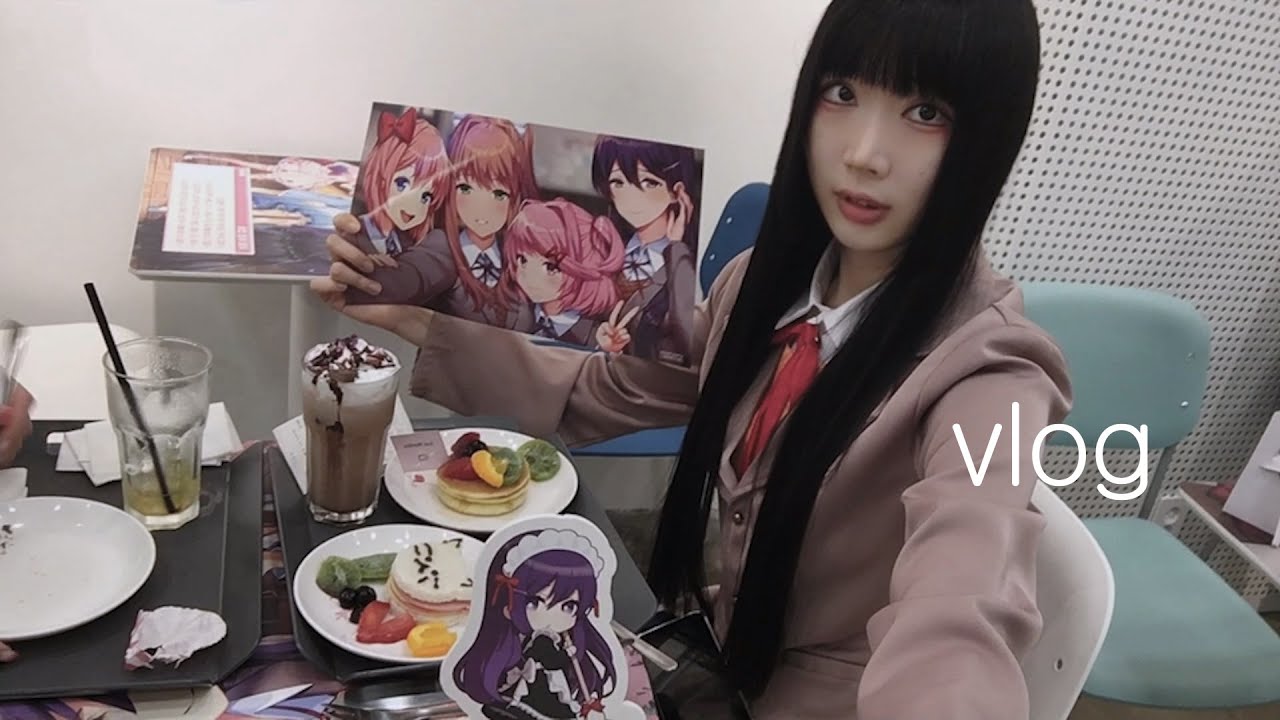 Vlog｜두두문 콜라보카페 미쿠엑스포 테런코스 영화 롤 오타쿠의크리스마스