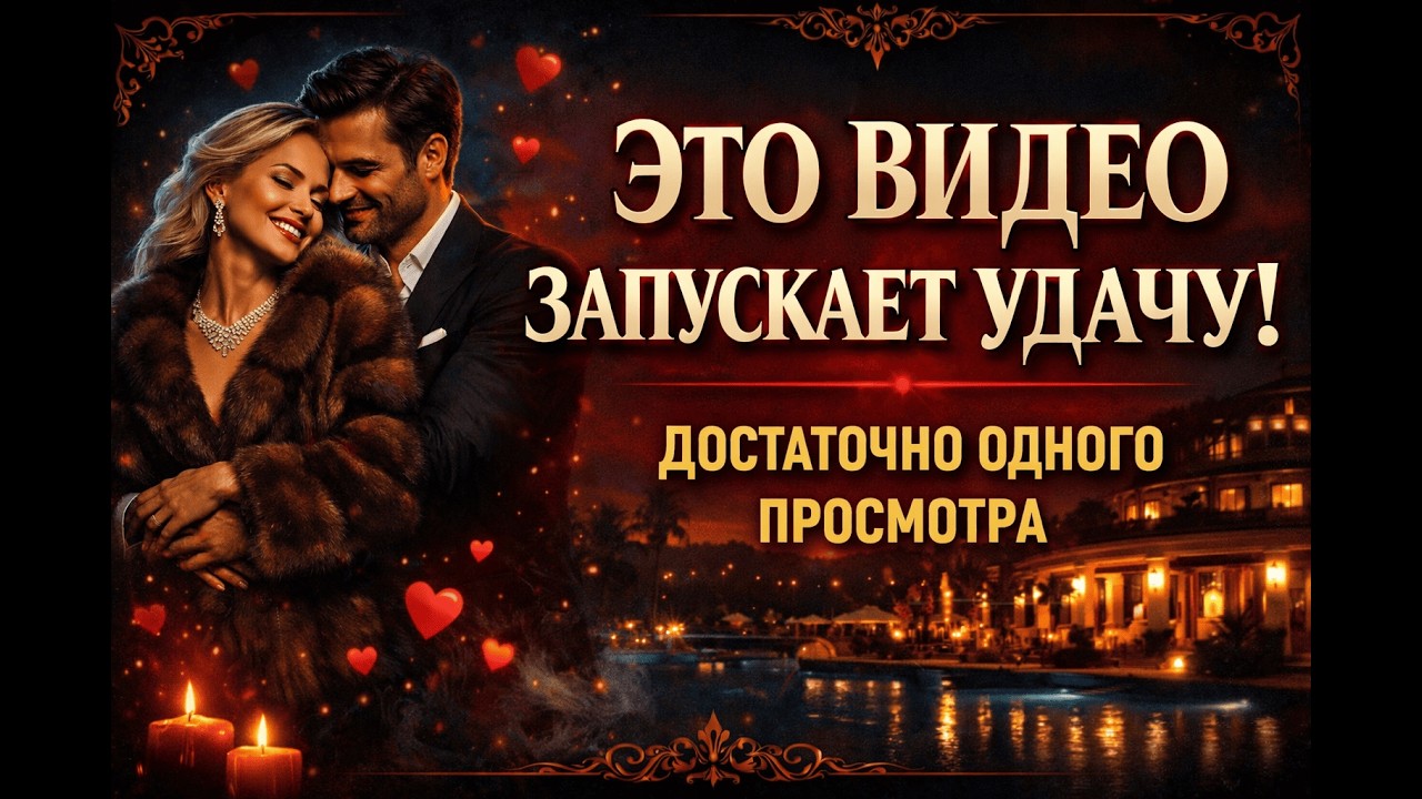 💥УДАЧА ВКЛЮЧАЕТСЯ СЕГОДНЯ! СЛУШАЙ И ПРИНИМАЙ СЧАСТЛИВЫЕ СОБЫТЬЯ! МОЩНЫЕ АФФИРМАЦИИ НА КАЖДЫЙ ДЕНЬ