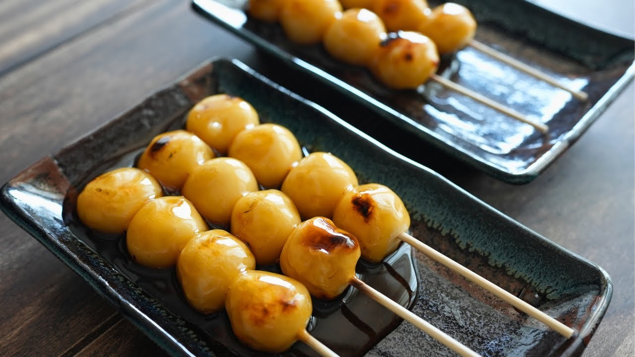 Healthy with tofu | How to make Mitarashi Dango【豆腐でヘルシー】もちもち柔らかみたらしだんごの作り方・レシピ